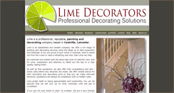 Desktop Screenshot of limedecorators.com